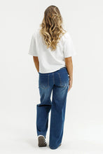 Load image into Gallery viewer, Palazzo Jeans - Blue Wash