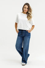 Load image into Gallery viewer, Palazzo Jeans - Blue Wash