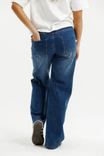 Load image into Gallery viewer, Palazzo Jeans - Blue Wash