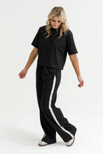 Load image into Gallery viewer, Palazzo Pants - Black & Sand