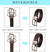 Load image into Gallery viewer, Banyan Reversible Leather Belt