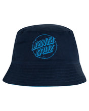 Load image into Gallery viewer, Vivid Dot Mono Bucket Hat - Navy
