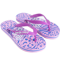 Load image into Gallery viewer, Opus Dot Zebra Marble All Over Thongs