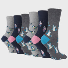 Load image into Gallery viewer, Gentle Grip 3pk Fun Feet Womens Socks - Love Birds