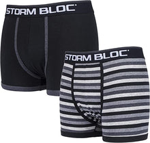 Load image into Gallery viewer, Storm Bloc 2PK Mens Cotton Trunk