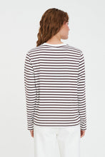 Load image into Gallery viewer, Oui Oui L/S Relax Tee - Chestnut/Chalk
