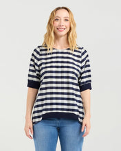 Load image into Gallery viewer, Havana Top - Navy Check