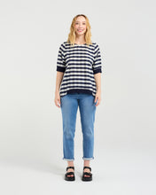 Load image into Gallery viewer, Havana Top - Navy Check
