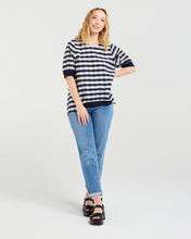 Load image into Gallery viewer, Havana Top - Navy Check