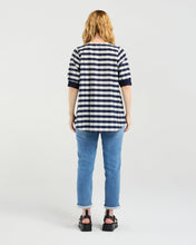 Load image into Gallery viewer, Havana Top - Navy Check