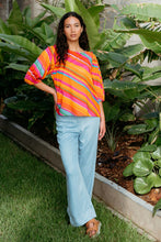 Load image into Gallery viewer, Willow Top - Dynamic Stripe