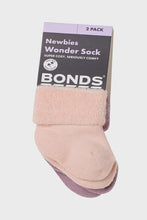 Load image into Gallery viewer, Newbies Wonder Sock - Pink/Purple