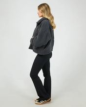 Load image into Gallery viewer, Cosy Club Teddy Jacket - Charcoal