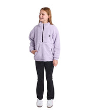 Load image into Gallery viewer, Cozy Quarter Zip Teddy Fleece - Lilac
