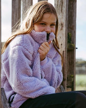 Load image into Gallery viewer, Cozy Quarter Zip Teddy Fleece - Lilac