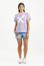 Load image into Gallery viewer, Chris Tee - Orchid Stripe