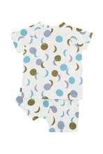 Load image into Gallery viewer, Tee/Short Sleep Set - Aqua Luna Glow