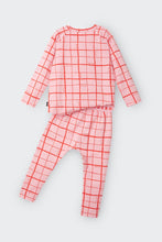 Load image into Gallery viewer, L/S Sleep Set - Skater Squares