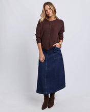 Load image into Gallery viewer, Murphy Knit Cardi - Coffee Bean