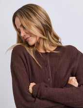 Load image into Gallery viewer, Murphy Knit Cardi - Coffee Bean