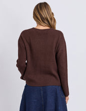 Load image into Gallery viewer, Murphy Knit Cardi - Coffee Bean