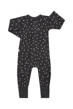 Load image into Gallery viewer, Poodlette Zip Wondersuits - Ditsy Dot Charcoal