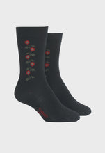 Load image into Gallery viewer, Humphrey Law Health Sock - Sunflower/Black