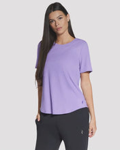 Load image into Gallery viewer, GOWALK Luxe Rib Tee - Purple Lotus