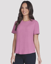 Load image into Gallery viewer, GOWALK Luxe Rib Tee - Rose Petal
