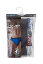 Load image into Gallery viewer, Jockey Cotton Brief 4pk