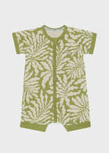 Load image into Gallery viewer, Zippy Romper - Sunshine Tropics Khaki