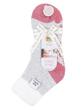 Load image into Gallery viewer, Heat Holders Lounge Sock - Twist Light Grey