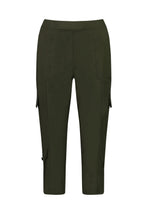 Load image into Gallery viewer, Poplin Pull On Cargo Pant - Khaki