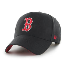Load image into Gallery viewer, Replica 47 Brand MVP DT Boston Red Sox Snapback - Black/Red