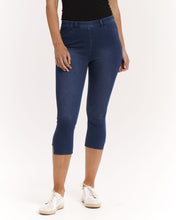 Load image into Gallery viewer, Jean Crop Jeggings - Ash Blue