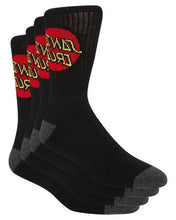 Load image into Gallery viewer, Classic Dot Crew Mens 4Pk - Black