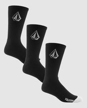 Load image into Gallery viewer, Full Stone Sock 3pk - Black