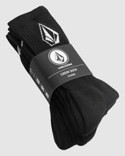 Load image into Gallery viewer, Full Stone Sock 3pk - Black