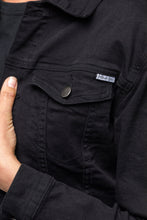 Load image into Gallery viewer, Classic Denim Jacket - Jet Black