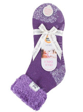 Load image into Gallery viewer, Heat Holders Lounge Sock - Twist Light Grey