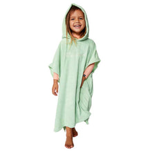 Load image into Gallery viewer, Script Hooded Towel Mini - Mint