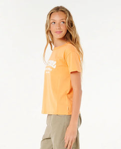 Surf Puff Relaxed Tee - Girls