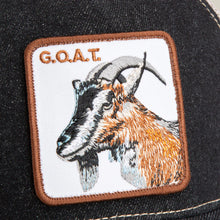 Load image into Gallery viewer, The G.O.A.T Trucker - Dark Denim
