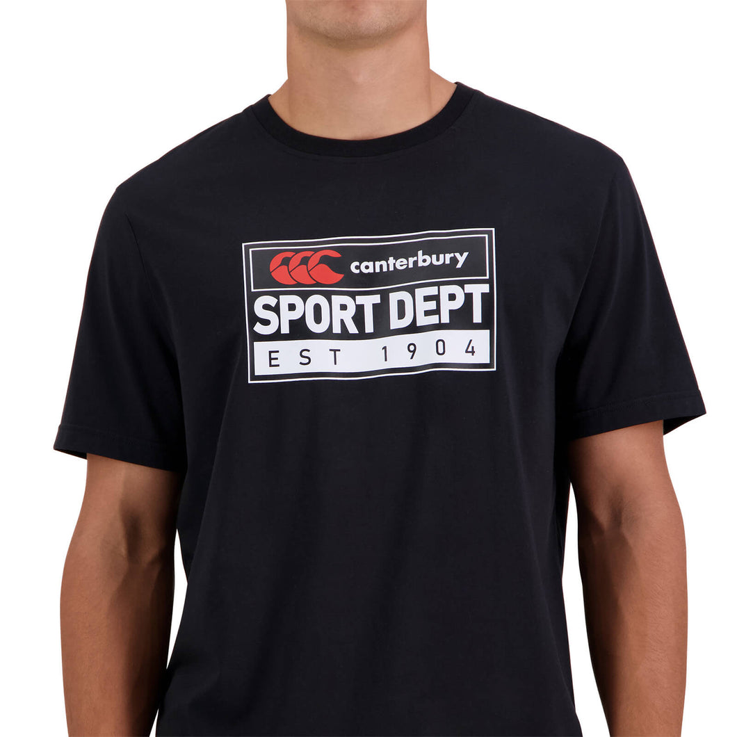 CCC Sports Dept. SS T-Shirt - Black