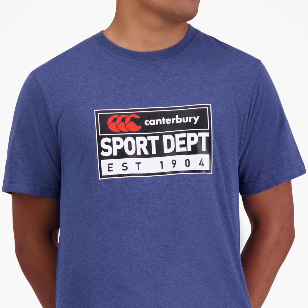 CCC Sports Dept. SS T-Shirt - Denim Marl