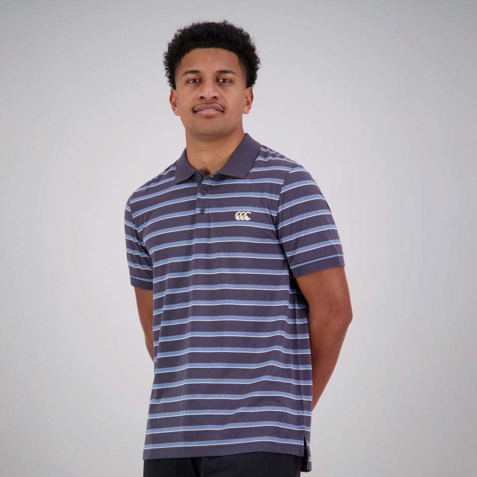 M Yarn Dye Polo - Ebony