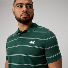 Load image into Gallery viewer, M Yarn Dye Stripe Polo - Forest

