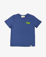 Load image into Gallery viewer, Blue Wash Croc Skater Tee

