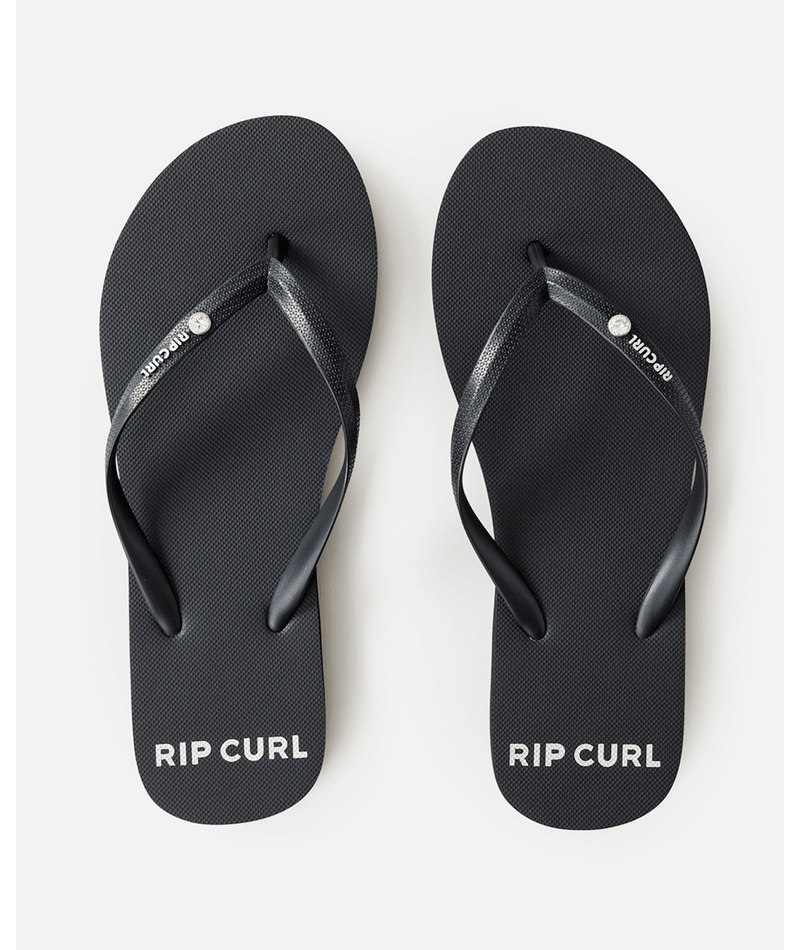 Premium Surf Bloom Jandal - Black