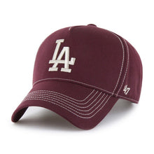 Load image into Gallery viewer, Contrast Stitch 47 MVP DT Los Angeles Dodgers - Dark Maroon/Bone
